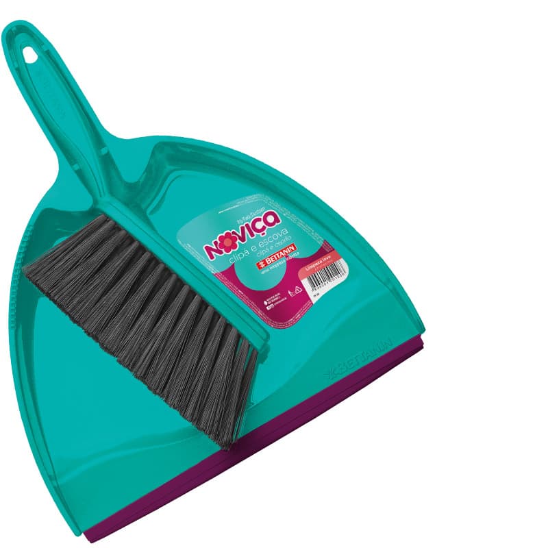 Pa Para Lixo Plastica Com Escova Ref 120 Bettanin