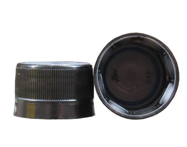 Tampa preta rosca garrafa pet fns