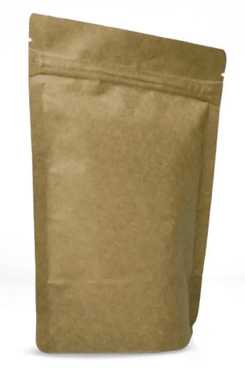 Saco stand up kraft 17 cm x 27,5 cm x 0,27 sem  visor