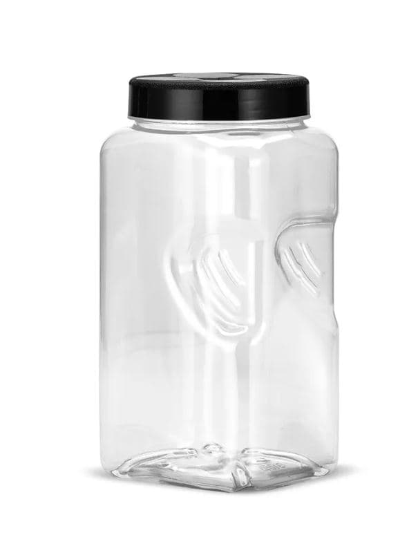 Pote pet multiuso 1,5 litros com tampa G-1040 galvanotek