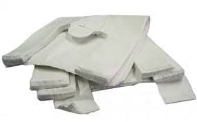 Sacola 50X60 branca reciclada fardo com 05 quilos