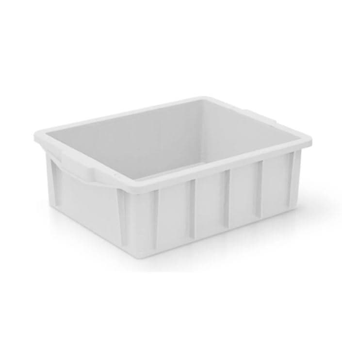 Caixa plastica 14,5x34x42,5 15 litros branca bolivar 243