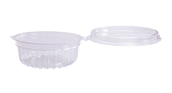 Pote plástico redondo 250 ml com tampa P742 Prafesta