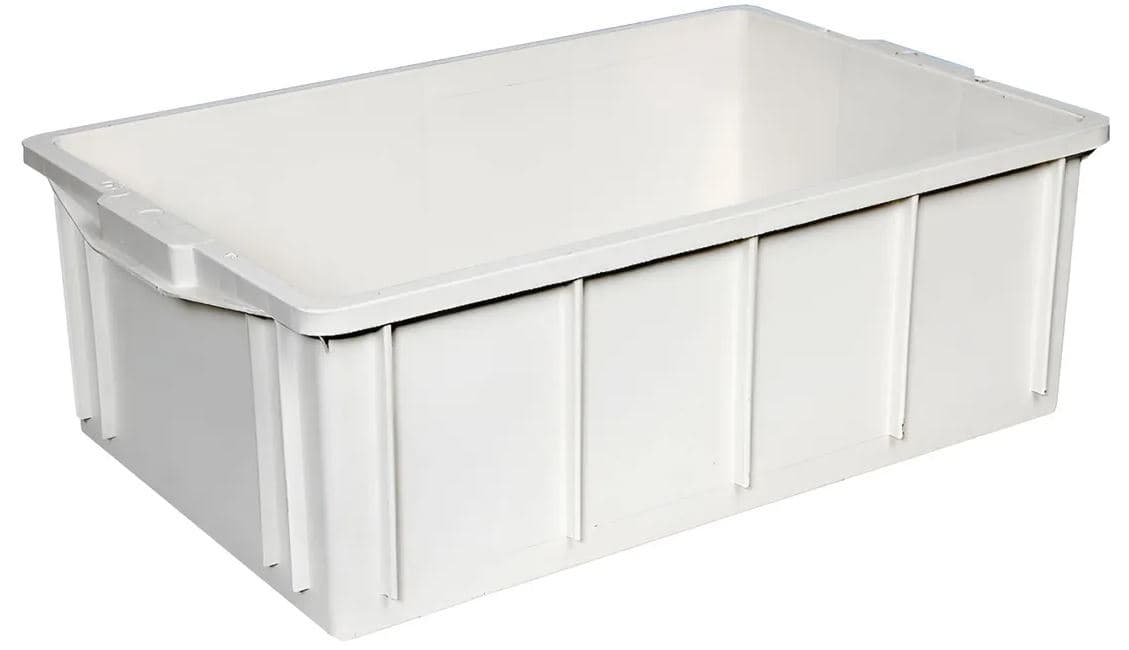 Caixa plastica 21x38,5x62 36 litros branca bolivar 245BR