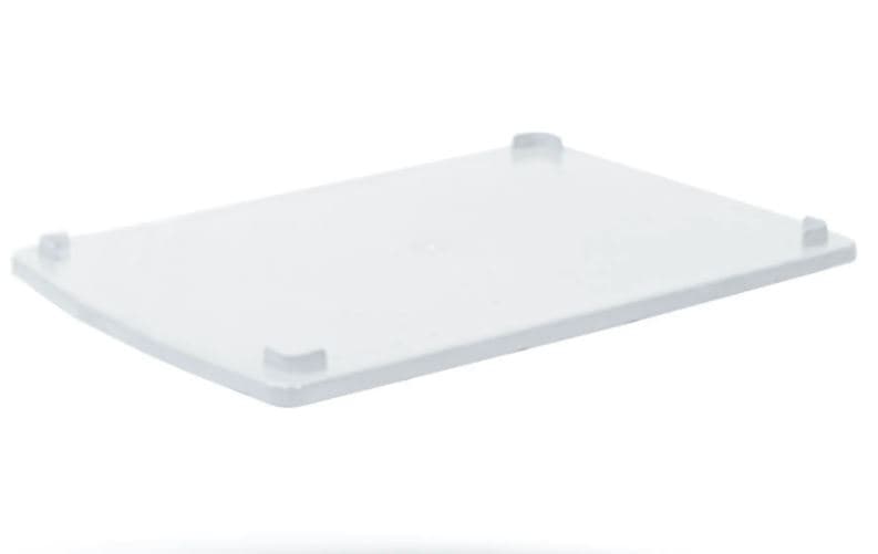 Tampa plastica branca para caixa 36 litros bolivar 245T