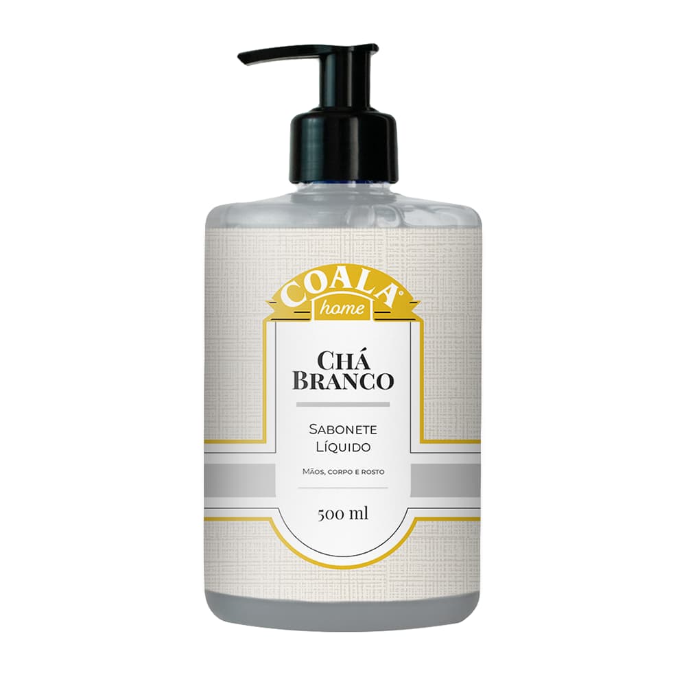 Sabonete liquido 500 ml cha branco coala