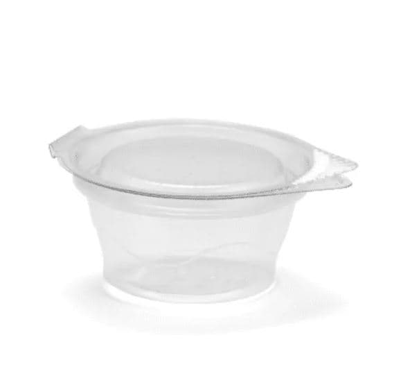 Pote Galvanotek 30 ml cristal com tampa articulada.