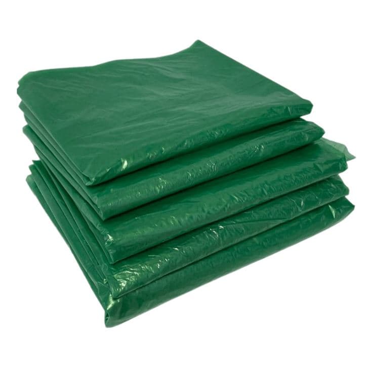 Saco lixo 200 litros cor verde-vidro 115 cm x 125 cm x 010 micras pacote com 25 unidades