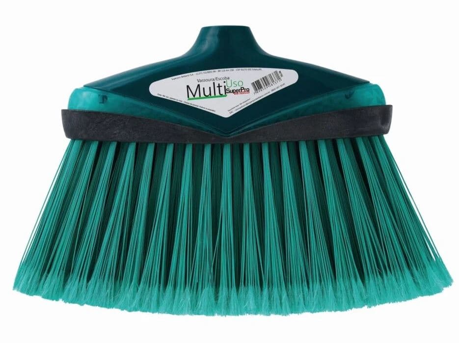 Vassoura multiuso pro verde com cabo 9675C superpro