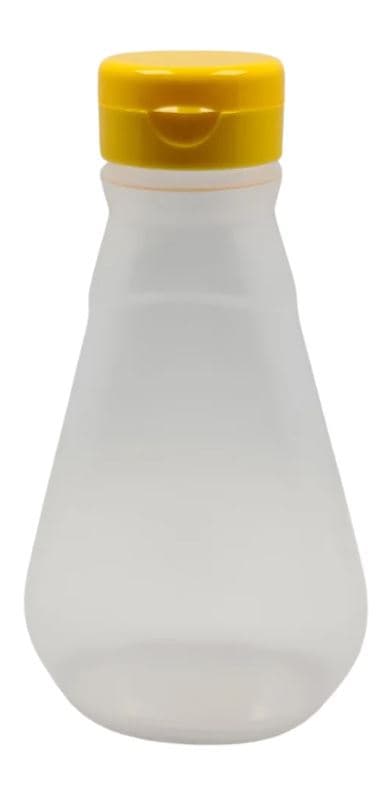 Bisnaga pet para mel 180 ml com tampa B00180/005