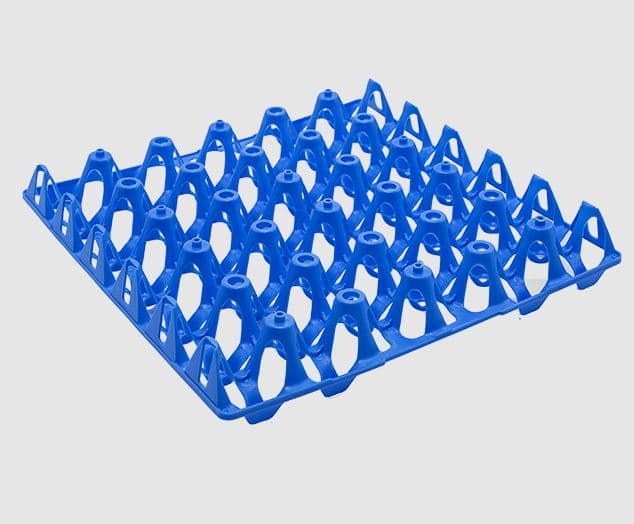 Pente plastico para ovos 30x30x47 azul 1/2 pisani