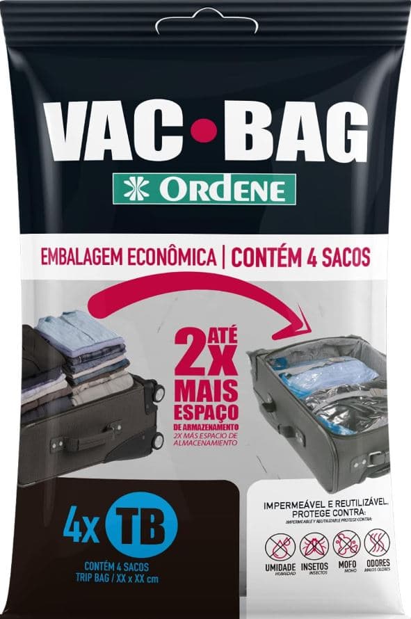 Saco para armazenamento conjunto 4 trip vac bag OR56600 ordene