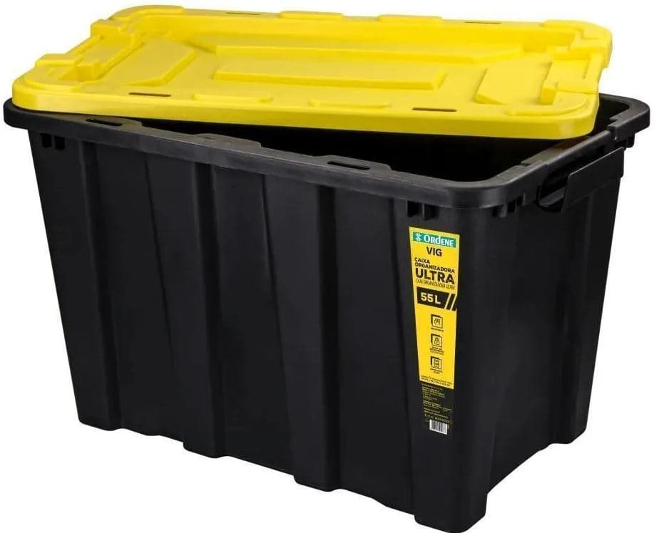 Caixa organizadora ultra 55 litros Ordene OR10510.