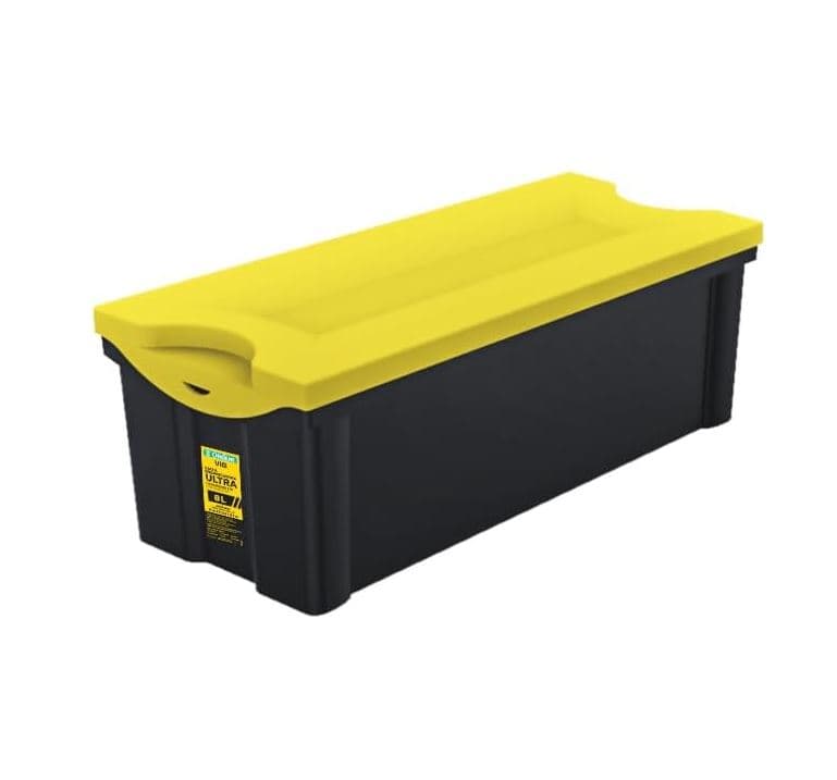 Organizador ultra estreito baixo 8 litros 18,5x42x14,3 cm Ordene OR10544.