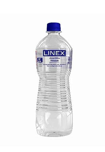 Alcool 01 litro 46 linex caixa com 12 unidades