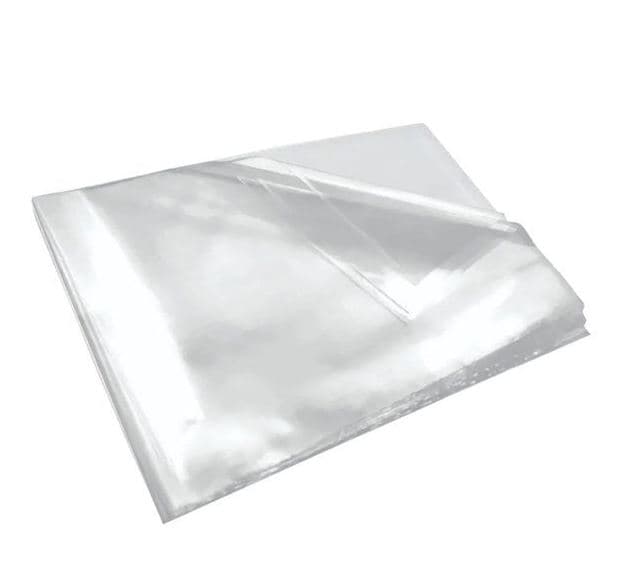 Saco plastico 15 cm x 50 cm x 0.15 micra solda lateral